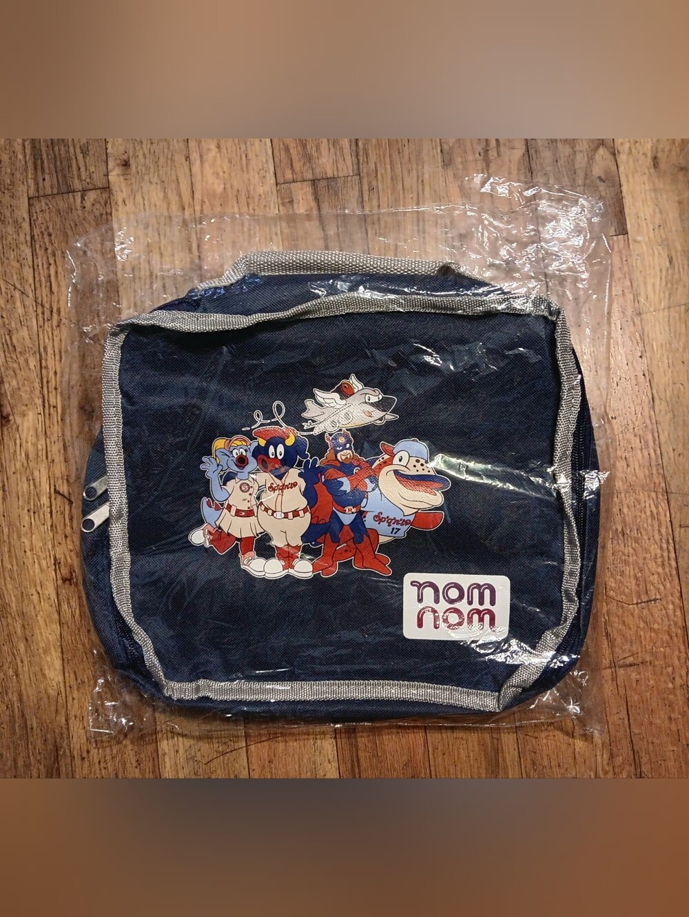 Spokane Indians Mascot Lunch Box Mini Bag milb Ribby Trout Otto Recycleman